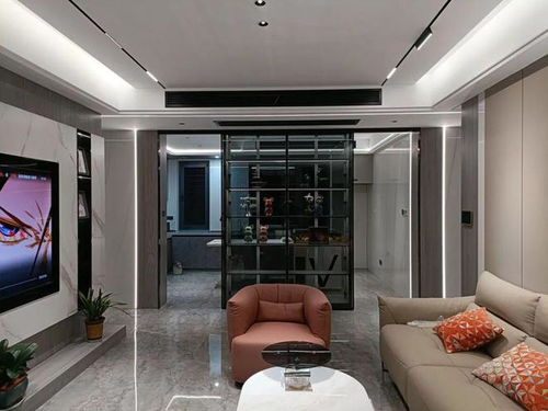 鹰牌陶瓷案例 127㎡现代简约风，演绎艺术与生活的高端家居美学